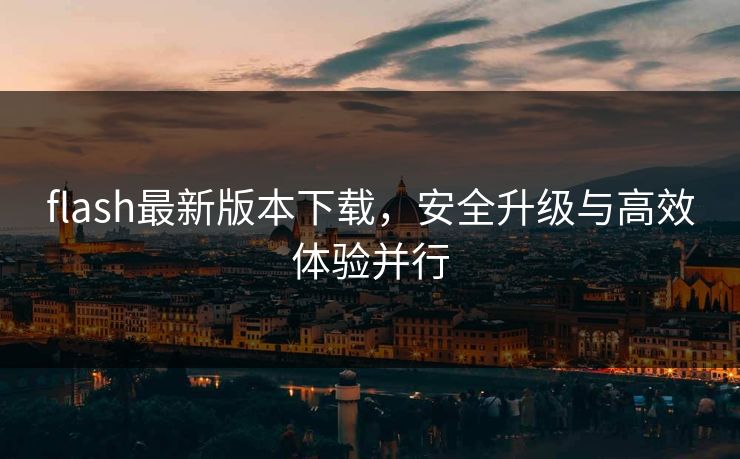 flash最新版本下载，安全升级与高效体验并行